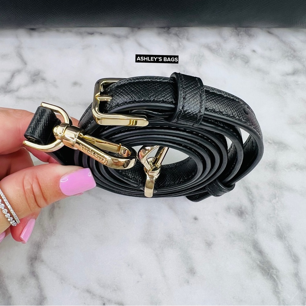 Kate Spade Madison Medium Satchel & Large Slim Bifold Wallet In Black - Picture 10 of 15